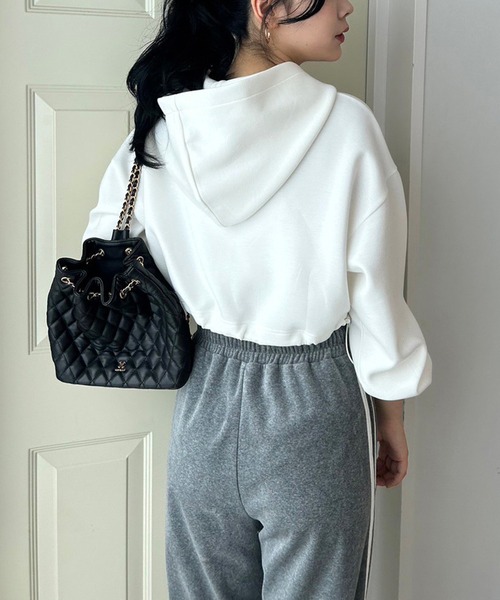 one after another NICE CLAUP（ワンアフターアナザーナイスクラップ）の「アソートキルティングリュック（バックパック/リュック・レディース・ピンク/ブラック/アイボリー・FREE）」の22枚目の写真