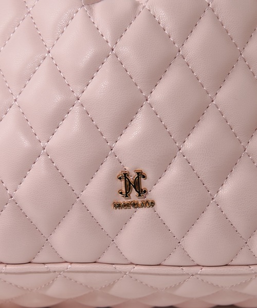 one after another NICE CLAUP（ワンアフターアナザーナイスクラップ）の「アソートキルティングリュック（バックパック/リュック・レディース・ピンク/ブラック/アイボリー・FREE）」の13枚目の写真