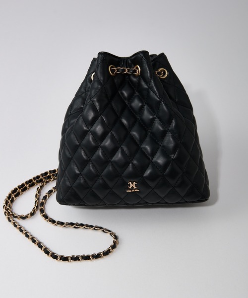 one after another NICE CLAUP（ワンアフターアナザーナイスクラップ）の「アソートキルティングリュック（バックパック/リュック・レディース・ピンク/ブラック/アイボリー・FREE）」の14枚目の写真