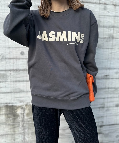 mi via loca（ミヴィアロカ）の「United Athle ジャスミン コットン100ウラケ ロゴスウェット 【PT NO. MVL005 ※2A】（スウェット・レディース・スミクロ/ライトベージュ/オフホワイト/ベージュ系その他・MEDIUM/X-LARGE）」の5枚目の写真