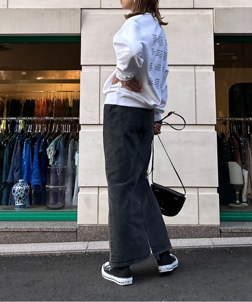 mi via loca（ミヴィアロカ）の「United Athle ジャスミン コットン100ウラケ ロゴスウェット 【PT NO. MVL005 ※2A】（スウェット・レディース・スミクロ/ライトベージュ/オフホワイト/ベージュ系その他・MEDIUM/X-LARGE）」の18枚目の写真