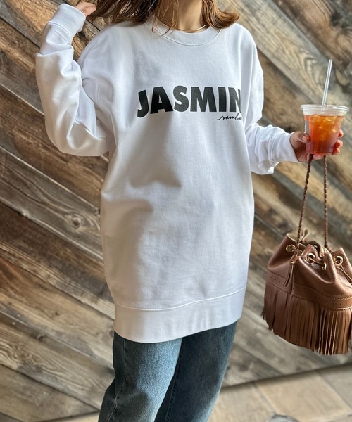 mi via loca（ミヴィアロカ）の「United Athle ジャスミン コットン100ウラケ ロゴスウェット 【PT NO. MVL005 ※2A】（スウェット・レディース・スミクロ/ライトベージュ/オフホワイト/ベージュ系その他・MEDIUM/X-LARGE）」の20枚目の写真