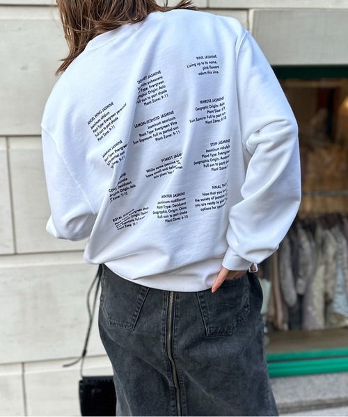 United Athle ジャスミン コットン100ウラケ ロゴスウェット 【PT NO