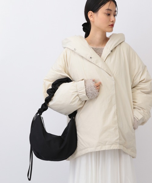 A part by（アパートバイ）の「2WAYドロストミニバッグ（ショルダーバッグ・レディース・ライトグレー/ブラック・FREE）」の20枚目の写真