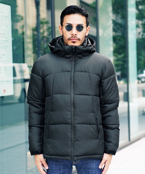 jiggys shop（ジギーズショップ）の「ポリデュスポファイバーダウン中綿ジャケット（ダウンジャケット/コート・メンズ・ホワイト/ブラック/ホワイト×ブラック/カーキ/グリーン系その他/ベージュ/ベージュ×ブラック・MEDIUM/LARGE/X-LARGE）」の18枚目の写真