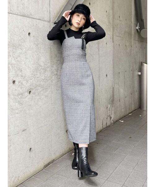 MURUA（ムルーア）の「ボトルネックニット（ニット/セーター・レディース・グリーン/グレー/ブラック/アイボリー・FREE）」の14枚目の写真