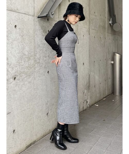 MURUA（ムルーア）の「ボトルネックニット（ニット/セーター・レディース・グリーン/グレー/ブラック/アイボリー・FREE）」の15枚目の写真