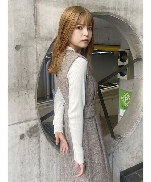 MURUA（ムルーア）の「ボトルネックニット（ニット/セーター・レディース・グリーン/グレー/ブラック/アイボリー・FREE）」の17枚目の写真