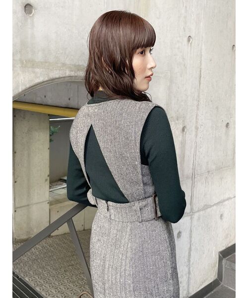 MURUA（ムルーア）の「ボトルネックニット（ニット/セーター・レディース・グリーン/グレー/ブラック/アイボリー・FREE）」の22枚目の写真