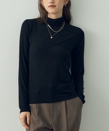 YECCA VECCA | シアーハイネックカットソー(Tシャツ/カットソー)