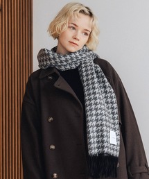 matti totti（マッティトッティ）の「【matti totti】カシミヤ ストール カシミア 100% 大判 厚手 レディース チェック ボーダー 千鳥 ブロック 柄 カシミヤストール（ストール/ショール）」