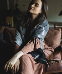 matti totti（マッティトッティ）の「【matti totti】カシミヤ ストール カシミア 100% 大判 厚手 レディース チェック ボーダー 千鳥 ブロック 柄 カシミヤストール（ストール/ショール）」