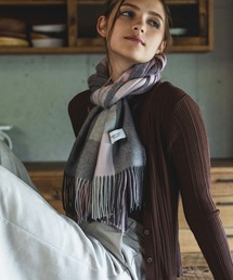matti totti（マッティトッティ）の「【matti totti】カシミヤ ストール カシミア 100% 大判 厚手 レディース チェック ボーダー 千鳥 ブロック 柄 カシミヤストール（ストール/ショール）」