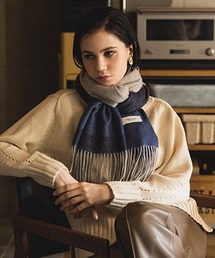 matti totti（マッティトッティ）の「【matti totti】カシミヤ ストール カシミア 100% 大判 厚手 レディース チェック ボーダー 千鳥 ブロック 柄 カシミヤストール（ストール/ショール）」