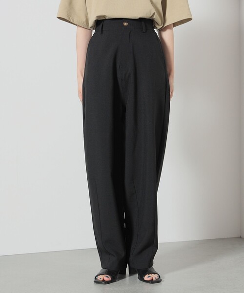 BEAMS HEART(ビームスハート)の「BEAMS HEART / ハイウエスト カーブパンツ(スラックス・レディース・ホワイト系その他5/ブラック・SMALL/MEDIUM)」の11枚目の写真
