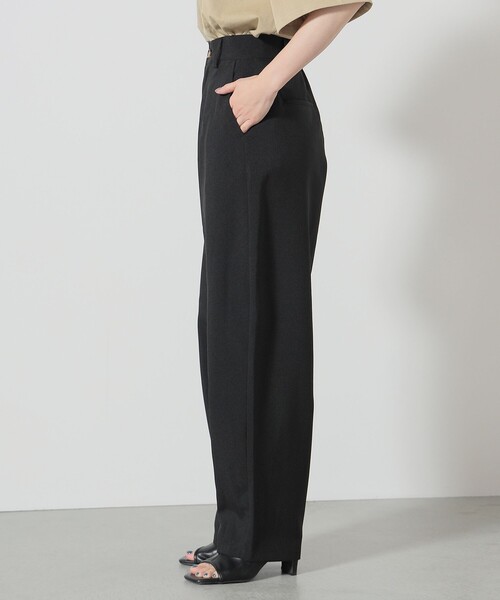 BEAMS HEART(ビームスハート)の「BEAMS HEART / ハイウエスト カーブパンツ(スラックス・レディース・ホワイト系その他5/ブラック・SMALL/MEDIUM)」の12枚目の写真