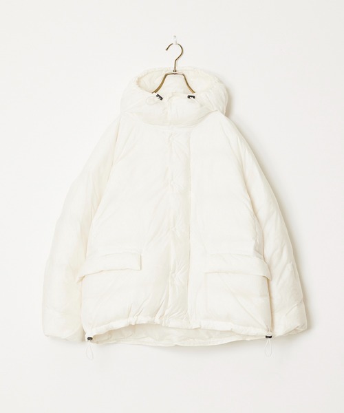 REMI RELIEF(レミレリーフ)の「REMI RELIEF/レミレリーフ 超軽量ナイロンアウトドアダウンJKTフーディ ヘビーアウター(ダウンジャケット/コート・メンズ・ホワイト/ブラック/ベージュ・M/L/XL)」の17枚目の写真