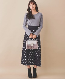 31 Sons de mode | スカラップニットワンピース(ワンピース)