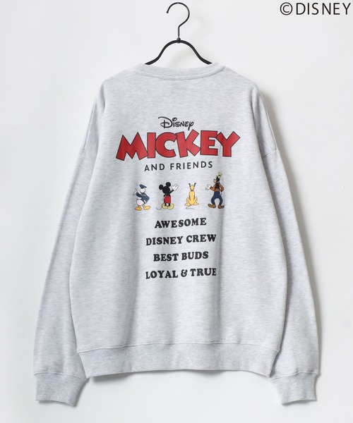 セール】Disney/ディズニー ミッキーマウス オーバーサイズ 裏起毛