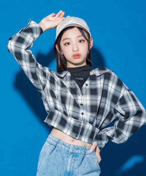 ZIDDY（ジディ）の「【 ニコ☆プチ 掲載 】ロゴリボン刺しゅうキャップ（ハット・キッズ・ベージュ/ブラック・FREE）」の3枚目の写真