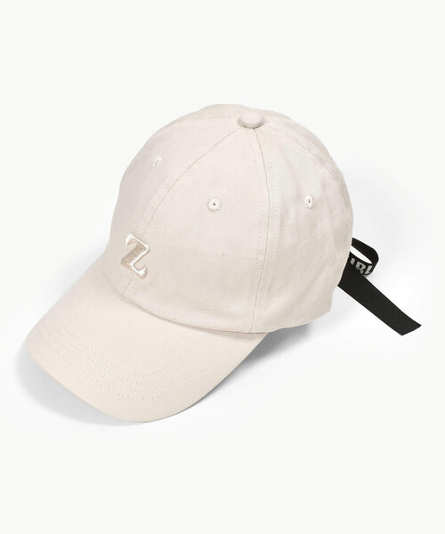 ZIDDY（ジディ）の「【 ニコ☆プチ 掲載 】ロゴリボン刺しゅうキャップ（ハット・キッズ・ベージュ/ブラック・FREE）」の12枚目の写真