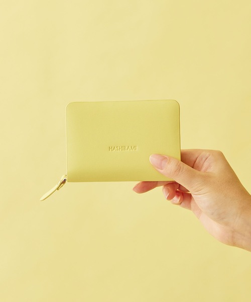 HASHIBAMI（ハシバミ）の「【HASHIBAMI】エイチビー ジャバラカードケース（カードケース・レディース・シルバー/ブラック/グレイッシュベージュ/ブルー/イエロー/ベージュ/ローズ系/ナチュラル・FREE）」の7枚目の写真