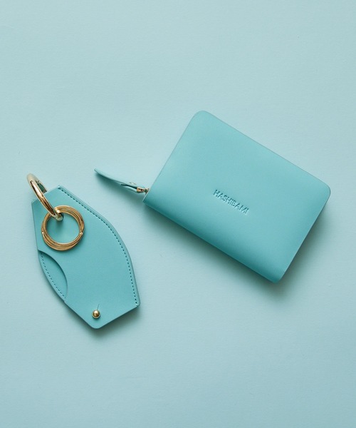 HASHIBAMI（ハシバミ）の「【HASHIBAMI】エイチビー ジャバラカードケース（カードケース・レディース・シルバー/ブラック/グレイッシュベージュ/ブルー/イエロー/ベージュ/ローズ系/ナチュラル・FREE）」の6枚目の写真