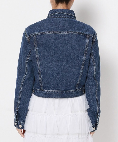 LOWRYS FARM（ローリーズファーム）の「ＣＯＮＥデニムＧジャンショート　989678（その他アウター・レディース・ブルー/ネイビー・FREE）」の17枚目の写真