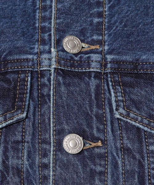 LOWRYS FARM（ローリーズファーム）の「ＣＯＮＥデニムＧジャンショート　989678（その他アウター・レディース・ブルー/ネイビー・FREE）」の19枚目の写真
