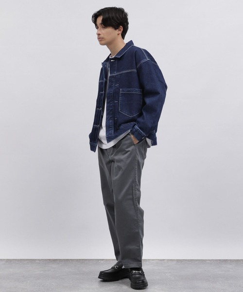 LAKOLE（ラコレ）の「デニムトラッカージャケット / 991904（ブルゾン・メンズ・ブラック/ライトブルー/ネイビー・MEDIUM/LARGE）」の18枚目の写真