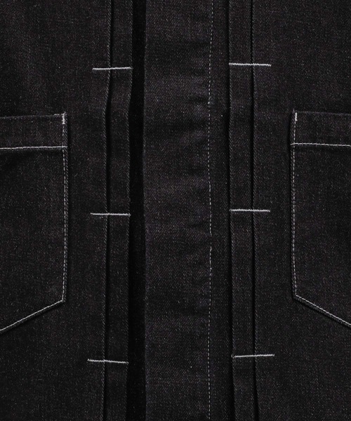 LAKOLE（ラコレ）の「デニムトラッカージャケット / 991904（ブルゾン・メンズ・ブラック/ライトブルー/ネイビー・MEDIUM/LARGE）」の17枚目の写真