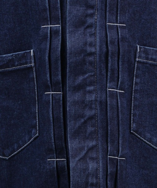 LAKOLE（ラコレ）の「デニムトラッカージャケット / 991904（ブルゾン・メンズ・ブラック/ライトブルー/ネイビー・MEDIUM/LARGE）」の6枚目の写真