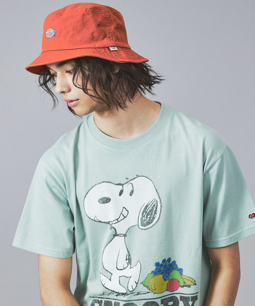 Dickies(ディッキーズ)の「【DICKIES/ディッキーズ】ICON BUCKET HAT/アイコンロゴバケットハット(ハット・メンズ・ベージュ/サックスブルー/オレンジ系その他/ネイビー/モスグリーン/ブラック/オフホワイト・フリー)」の7枚目の写真