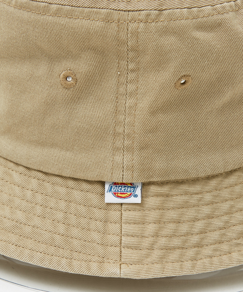 Dickies(ディッキーズ)の「【DICKIES/ディッキーズ】ICON BUCKET HAT/アイコンロゴバケットハット(ハット・メンズ・ベージュ/サックスブルー/オレンジ系その他/ネイビー/モスグリーン/ブラック/オフホワイト・フリー)」の16枚目の写真