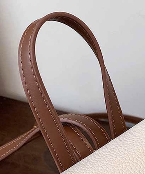 Miniministore（ミニミニストア）の「リュック レディース 通勤 通学 バッグ（バックパック/リュック・レディース・モカ/アイボリー/ブラック/ホワイト×ブラウン・FREE）」の22枚目の写真