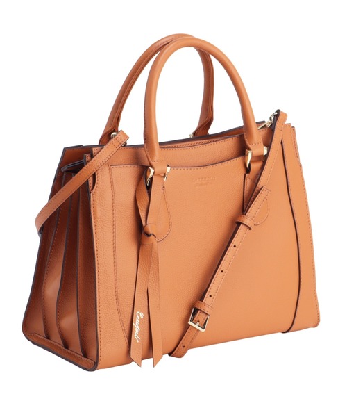 Jewelna Rose（ジュエルナローズ）の「クロフォード ハンドバッグ 本革 M 11922（ハンドバッグ・レディース・グレイッシュベージュ/ブルー/チャコールグレー/ピンク/グレー/オレンジ・FREE）」の17枚目の写真