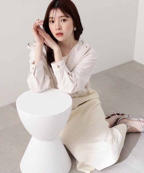 PROPORTION BODY DRESSING（プロポーションボディドレッシング）の「ドロストショートマウンテンパーカー / 1214155204（マウンテンパーカー・レディース・ホワイト系その他/ベージュ/ネイビー・SMALL/MEDIUM）」の19枚目の写真