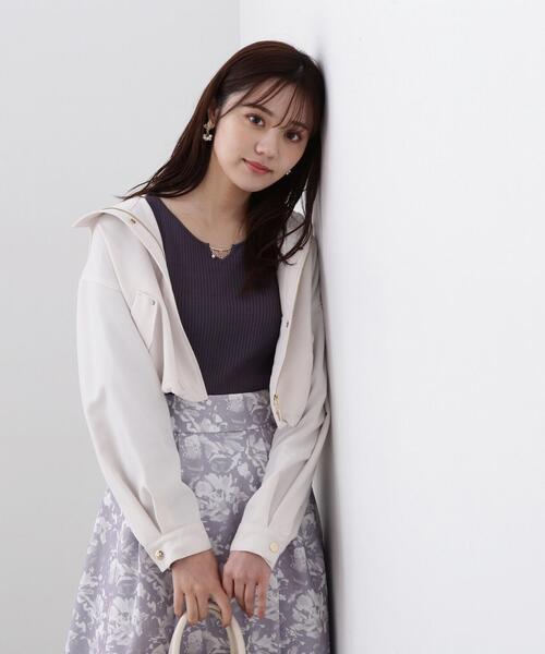 PROPORTION BODY DRESSING（プロポーションボディドレッシング）の「ドロストショートマウンテンパーカー / 1214155204（マウンテンパーカー・レディース・ホワイト系その他/ベージュ/ネイビー・SMALL/MEDIUM）」の9枚目の写真