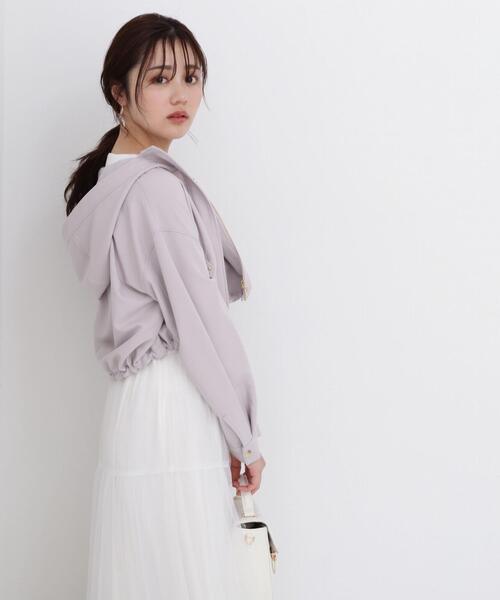 PROPORTION BODY DRESSING（プロポーションボディドレッシング）の「ドロストショートマウンテンパーカー / 1214155204（マウンテンパーカー・レディース・ホワイト系その他/ベージュ/ネイビー・SMALL/MEDIUM）」の13枚目の写真