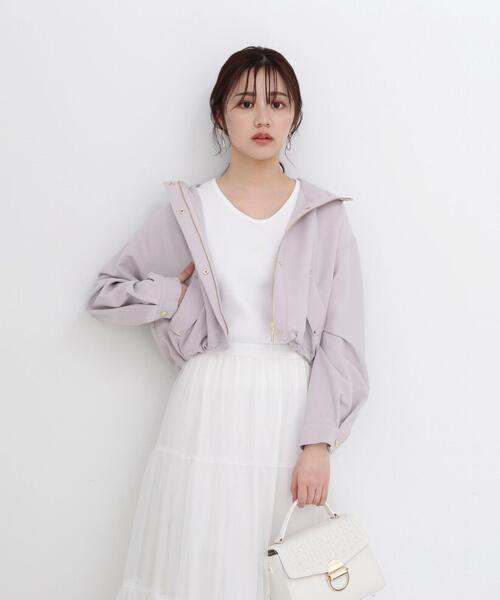 PROPORTION BODY DRESSING（プロポーションボディドレッシング）の「ドロストショートマウンテンパーカー / 1214155204（マウンテンパーカー・レディース・ホワイト系その他/ベージュ/ネイビー・SMALL/MEDIUM）」の15枚目の写真