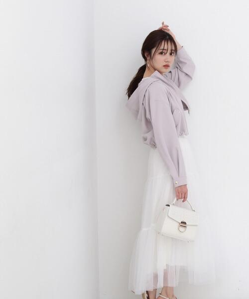 PROPORTION BODY DRESSING（プロポーションボディドレッシング）の「ドロストショートマウンテンパーカー / 1214155204（マウンテンパーカー・レディース・ホワイト系その他/ベージュ/ネイビー・SMALL/MEDIUM）」の20枚目の写真