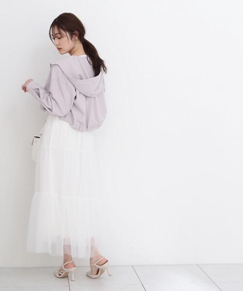 PROPORTION BODY DRESSING（プロポーションボディドレッシング）の「ドロストショートマウンテンパーカー / 1214155204（マウンテンパーカー・レディース・ホワイト系その他/ベージュ/ネイビー・SMALL/MEDIUM）」の21枚目の写真