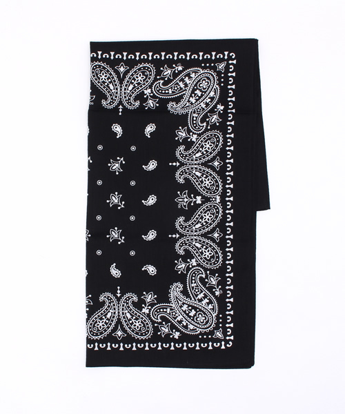 BEAMS BOY(ビームスボーイ)の「BEAMS BOY / コットンサテン 3連バンダナ(バンダナ/スカーフ・レディース・ブラック/レッド/ネイビー・ONE SIZE)」の2枚目の写真