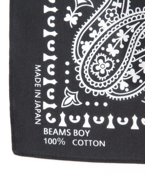 BEAMS BOY(ビームスボーイ)の「BEAMS BOY / コットンサテン 3連バンダナ(バンダナ/スカーフ・レディース・ブラック/レッド/ネイビー・ONE SIZE)」の7枚目の写真