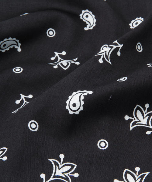 BEAMS BOY(ビームスボーイ)の「BEAMS BOY / コットンサテン 3連バンダナ(バンダナ/スカーフ・レディース・ブラック/レッド/ネイビー・ONE SIZE)」の4枚目の写真