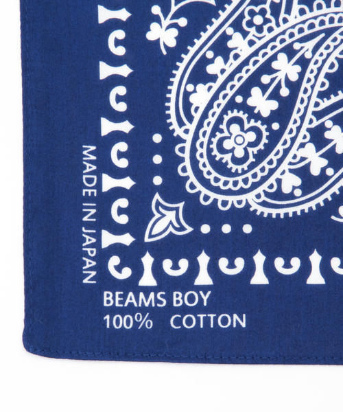BEAMS BOY(ビームスボーイ)の「BEAMS BOY / コットンサテン 3連バンダナ(バンダナ/スカーフ・レディース・ブラック/レッド/ネイビー・ONE SIZE)」の9枚目の写真