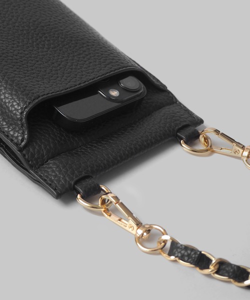 minia（ミニア）の「スマホが入るお財布ショルダー（ショルダーバッグ・レディース・ブラック/ピンク/シルバー/ゴールド/モカ/ホワイト系/グリーン系・FREE）」の9枚目の写真