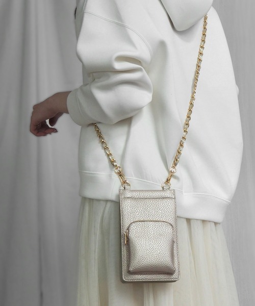 スマホが入るお財布ショルダー（ショルダーバッグ）｜minia