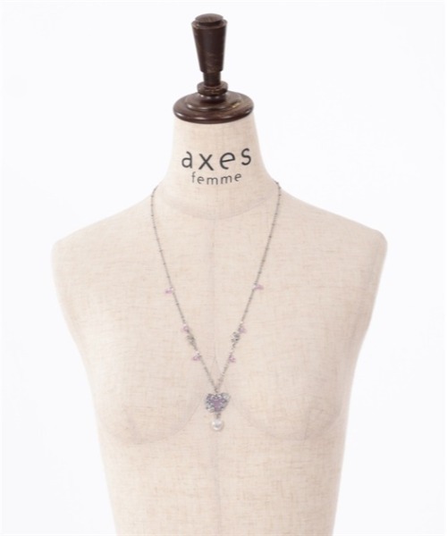 axes femme(アクシーズファム)の「ステンド風ハートネックレス(ネックレス・レディース・ゴールド/シルバー・FREE)」の16枚目の写真