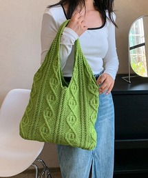 Miniministore | ニットバッグ 韓国 トートバッグ 大容量(トートバッグ)
